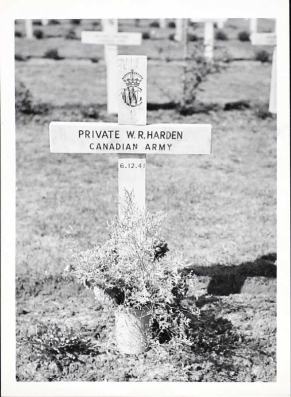 Temporary grave marker