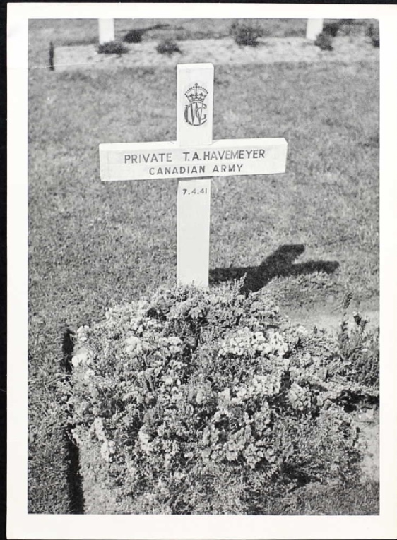 Temporary grave marker