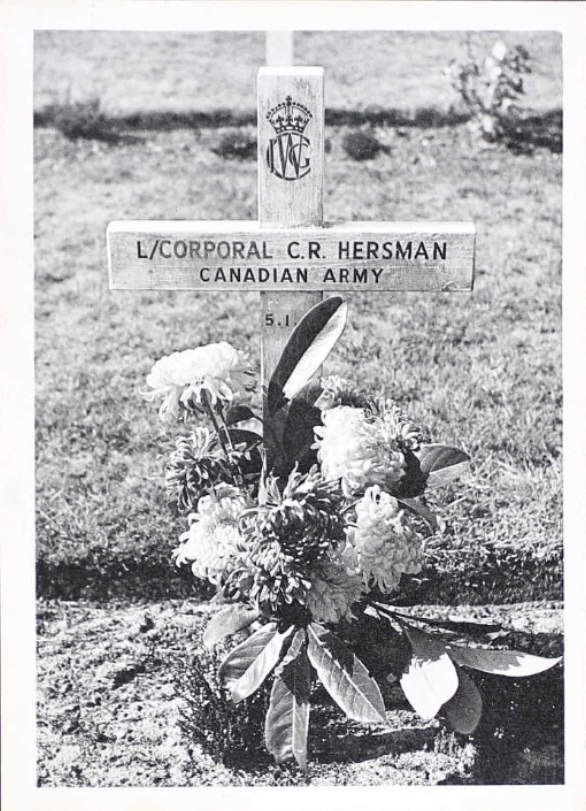 Temporary grave marker