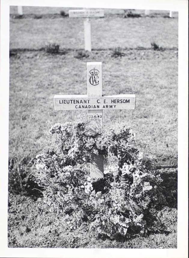 Temporary grave marker