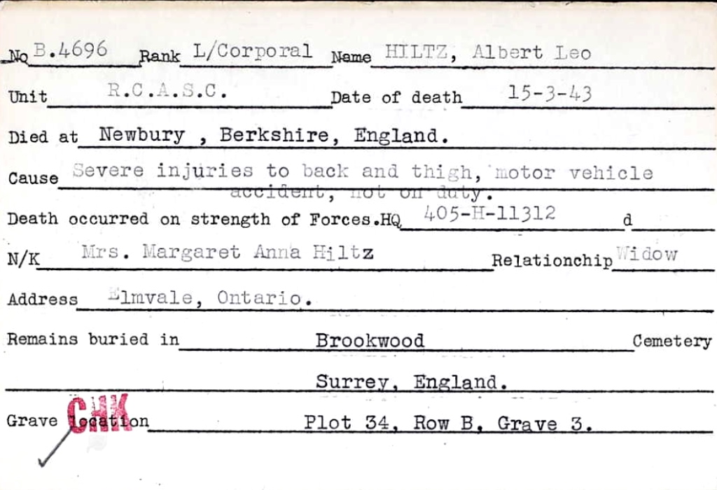 Circumstances of death