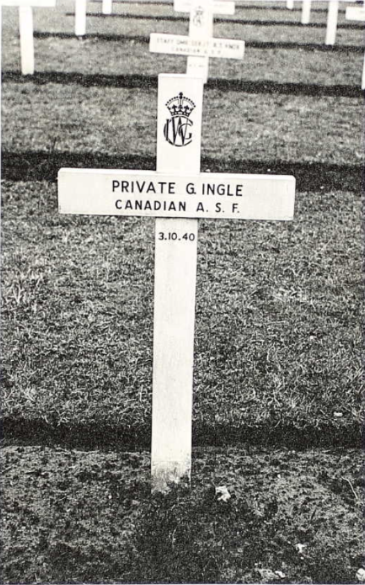 Temporary Grave Marker