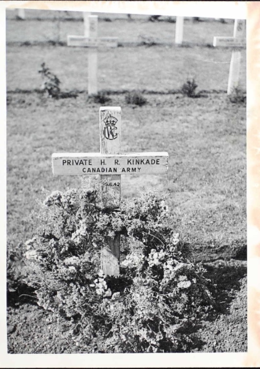 Temporary grave marker