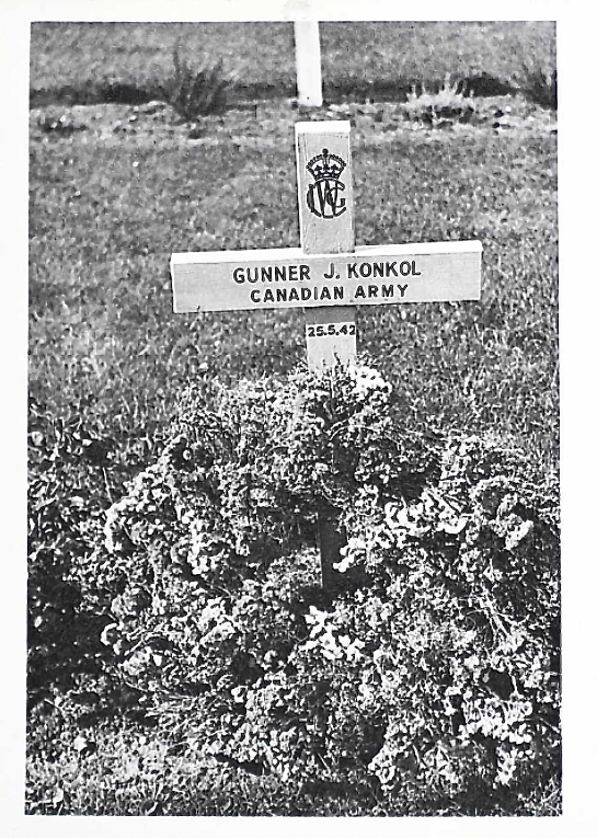 Temporary grave marker