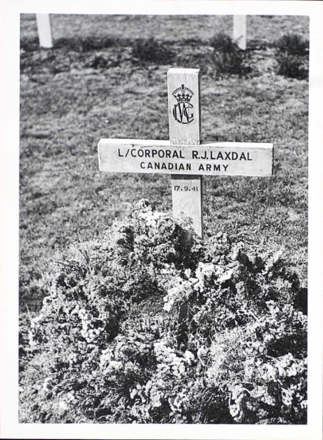 Temporary grave marker