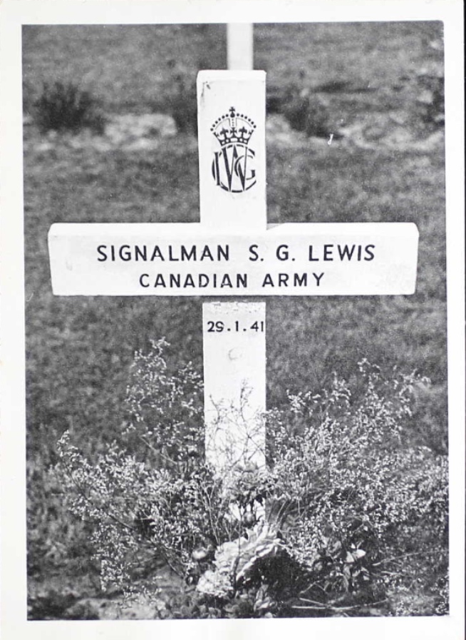 Temporary grave marker