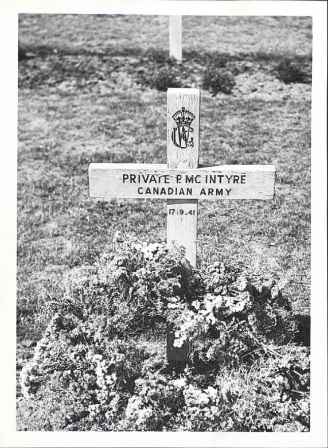 Temporary Grave Marker