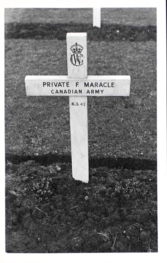 Temporary grave marker