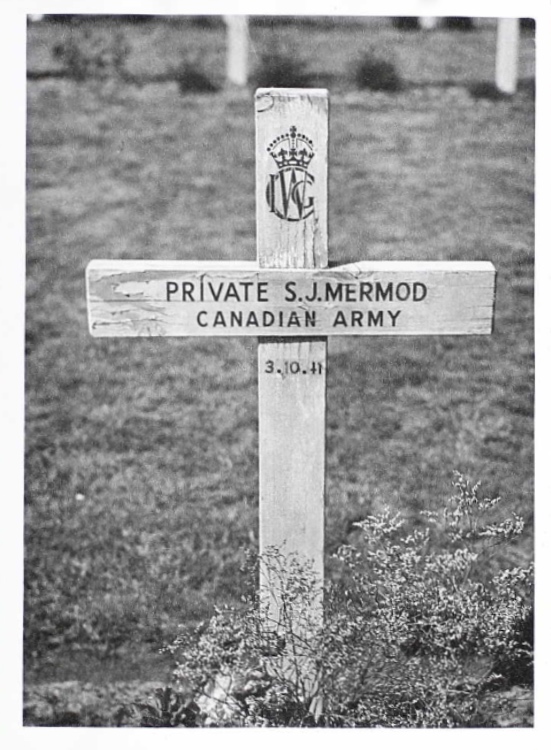 Temporary grave marker