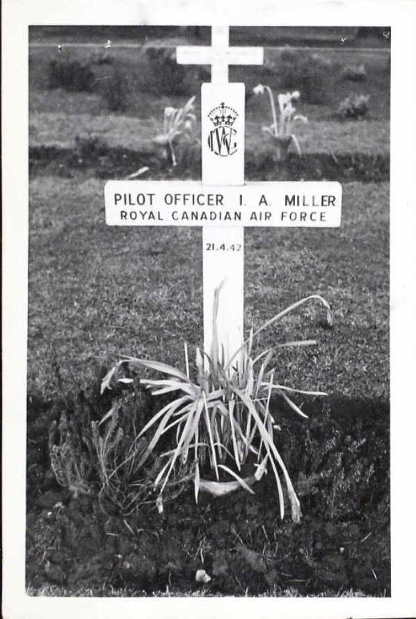 Temporary grave marker