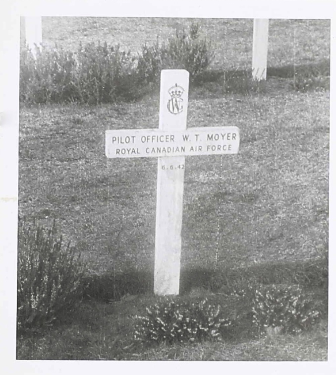 Temporary grave marker