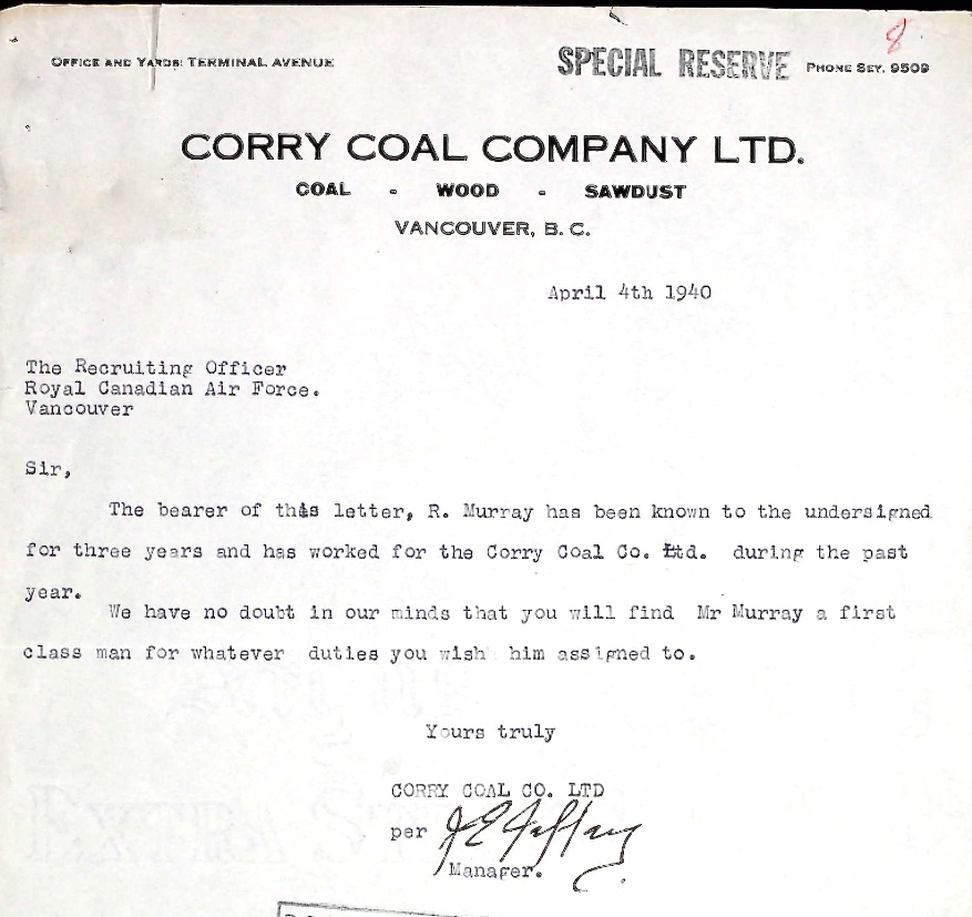 Letter of recommendation