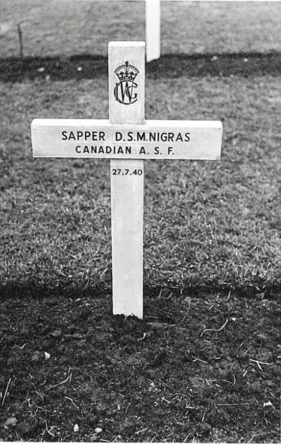 Temporary Grave Marker