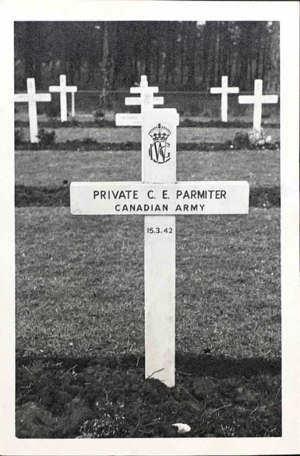 Temporary grave marker