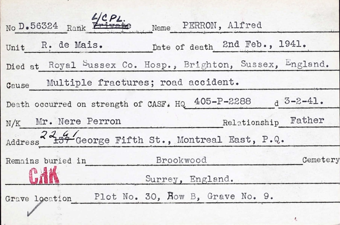 Circumstances of death