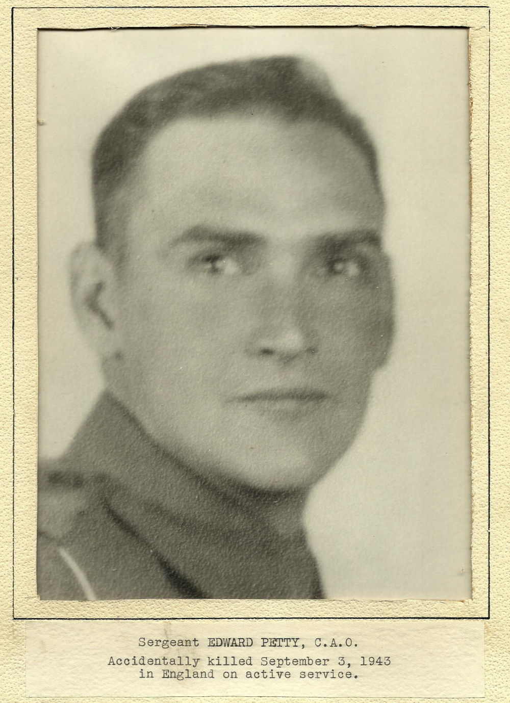 Photo of Thomas Edward Petty