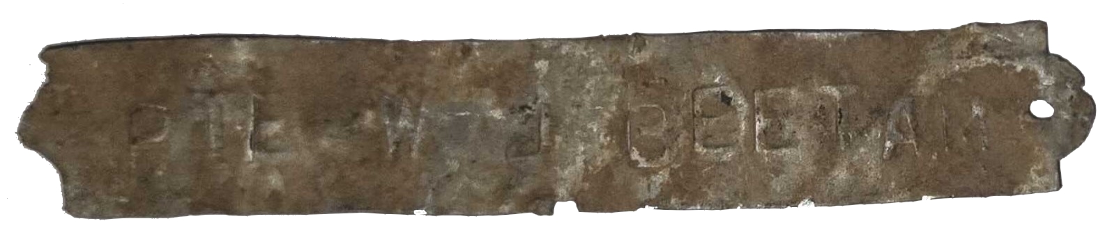 Temporary grave marker