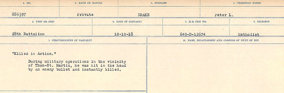 Circumstances of death registers