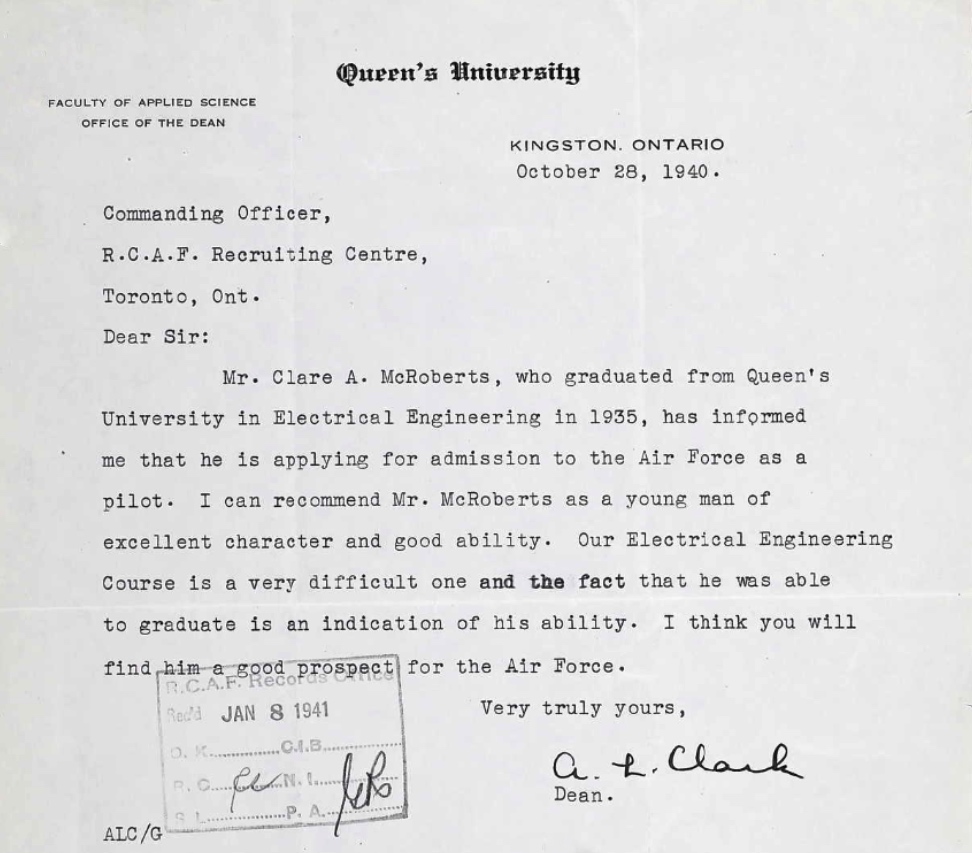 Letter of recommendation