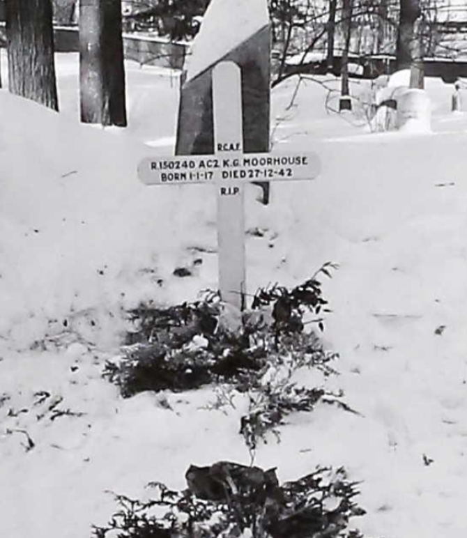 Temporary grave marker