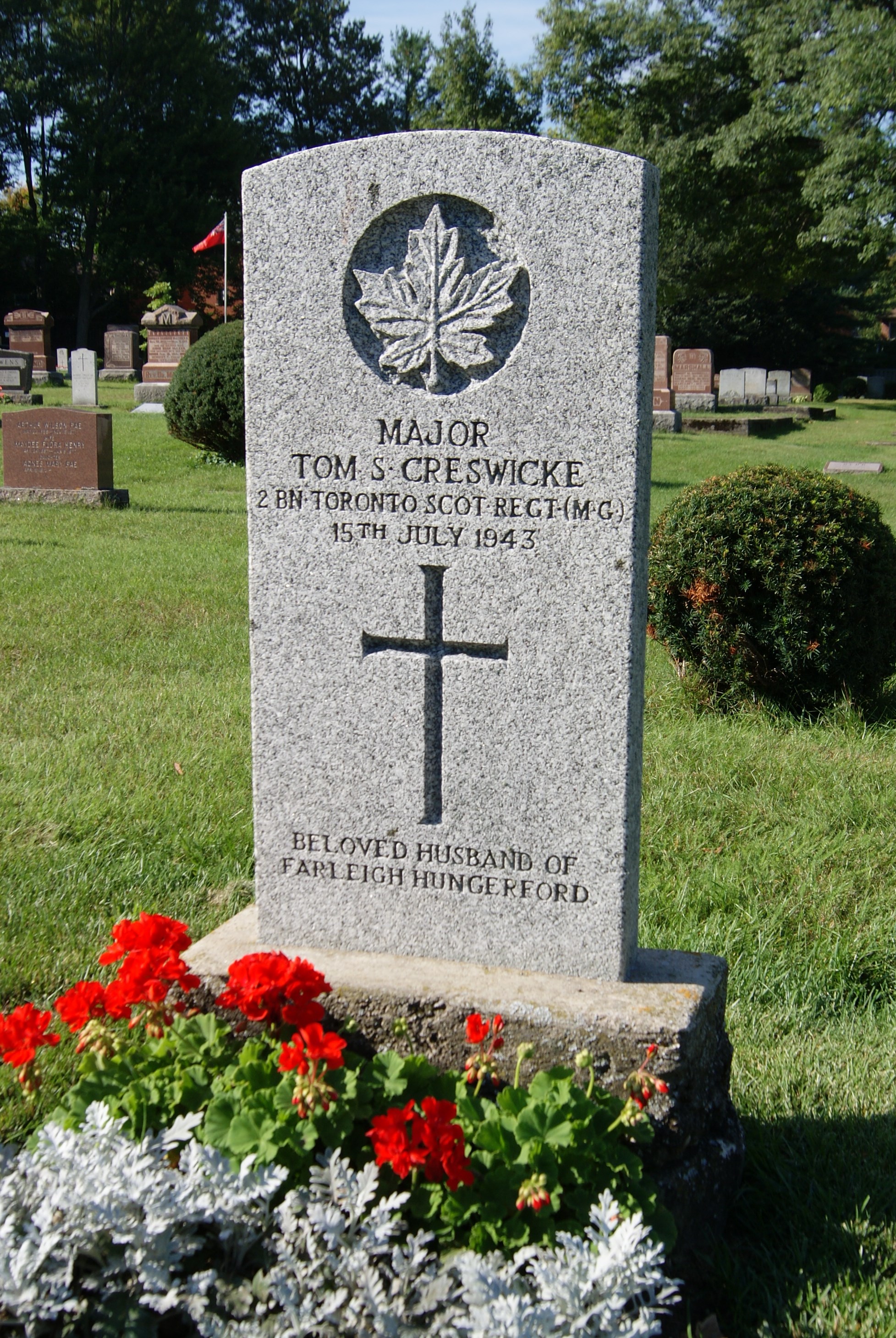 Grave marker