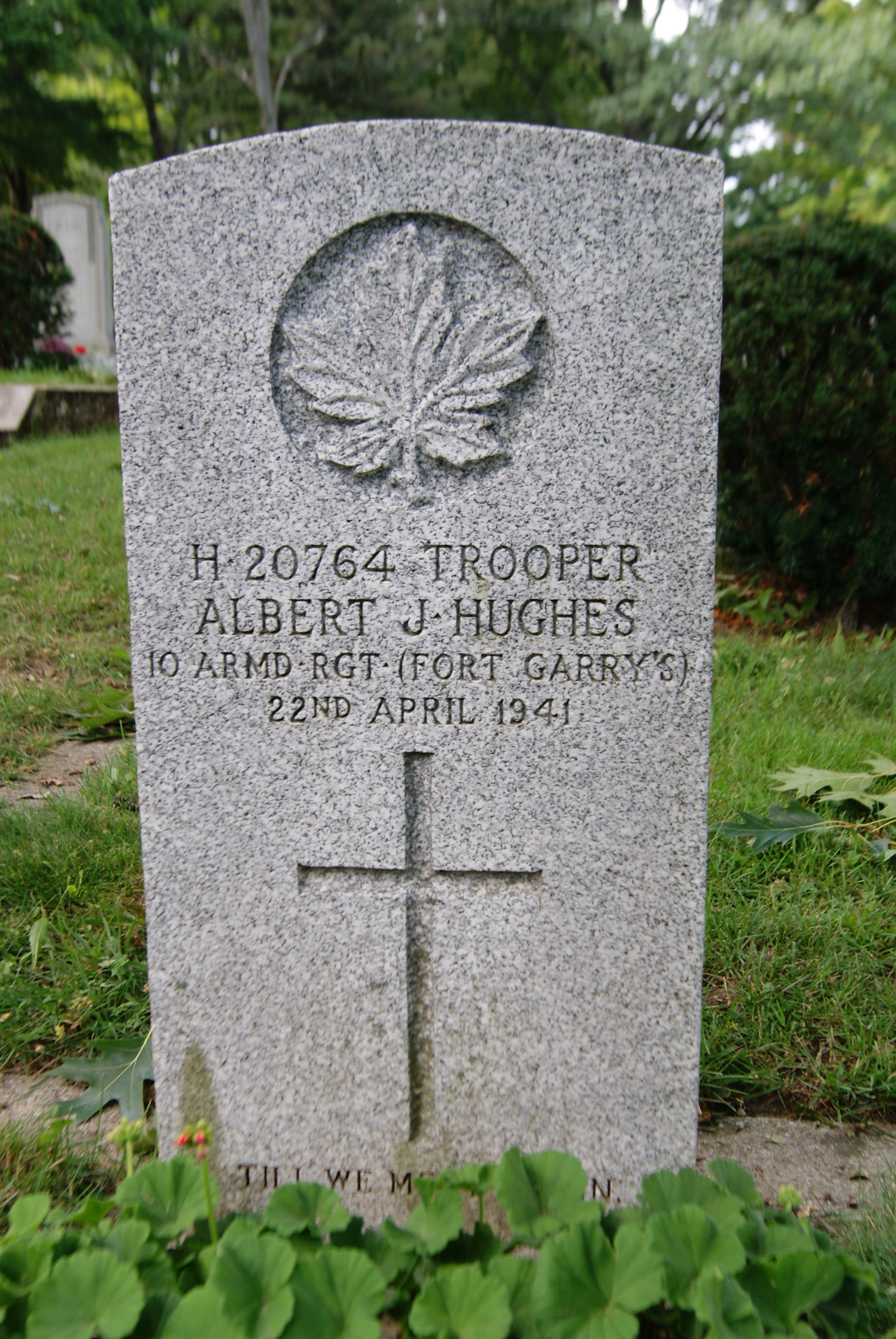Grave marker