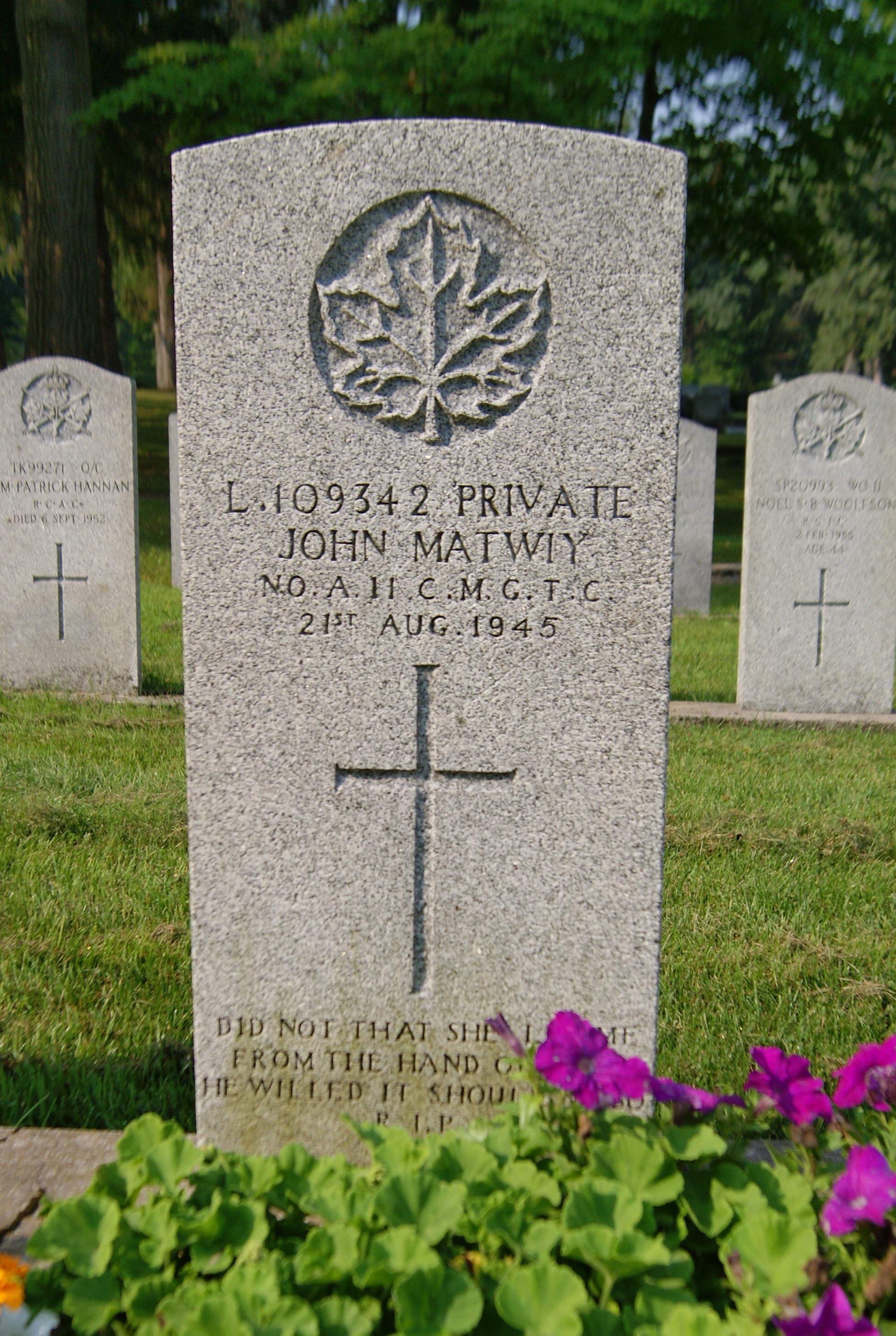 Grave marker