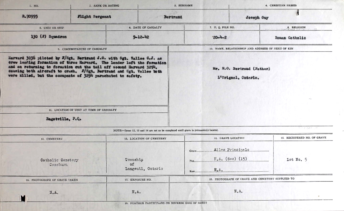 Circumstances of death registers
