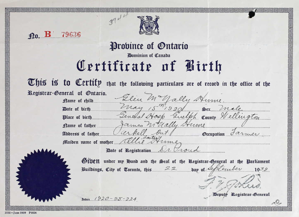 Birth Certificate