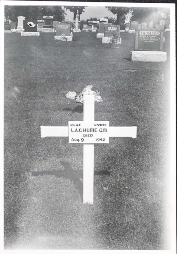 Temporary grave marker