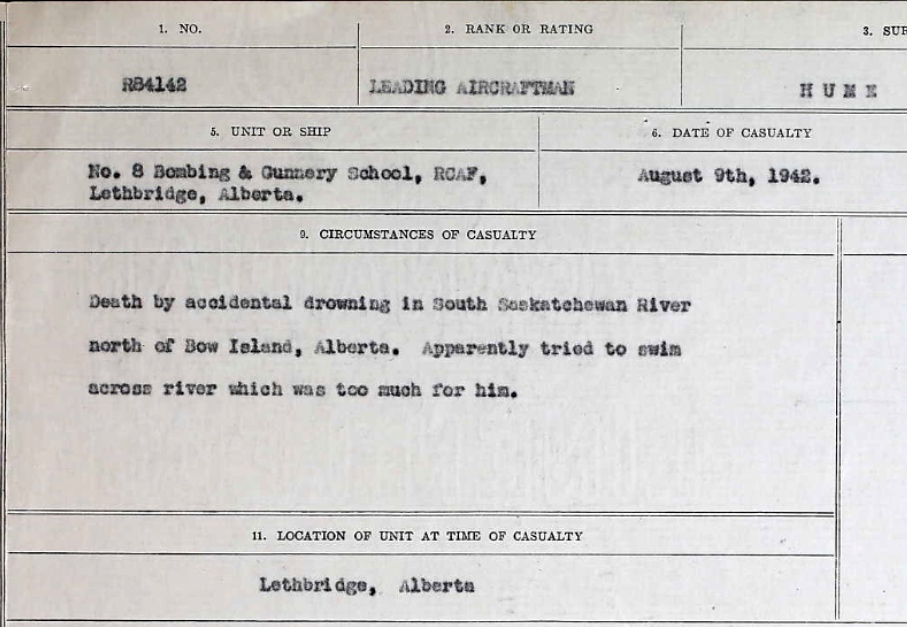 Circumstances of death registers