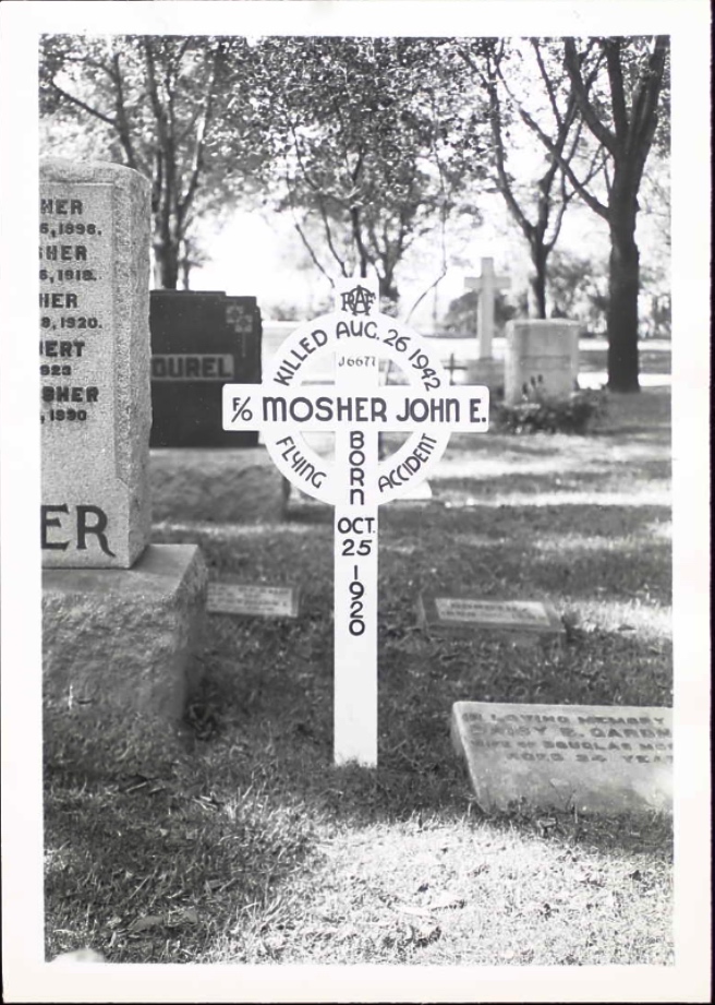 Temporary grave marker