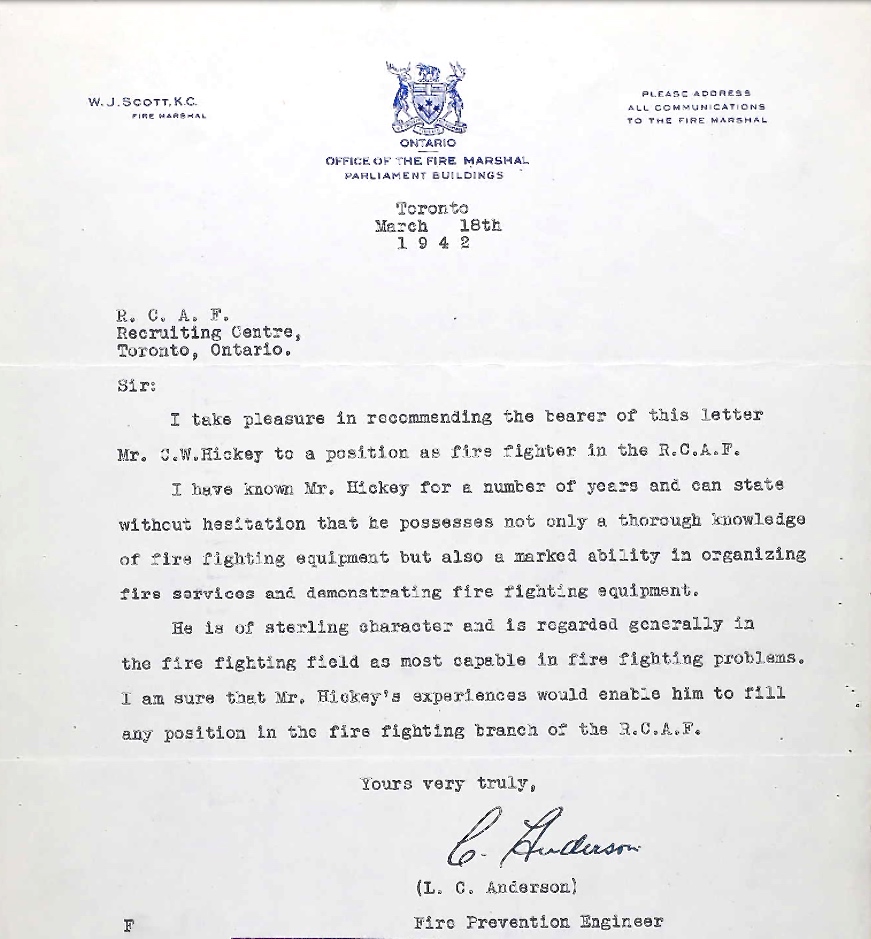 Letter of recommendation