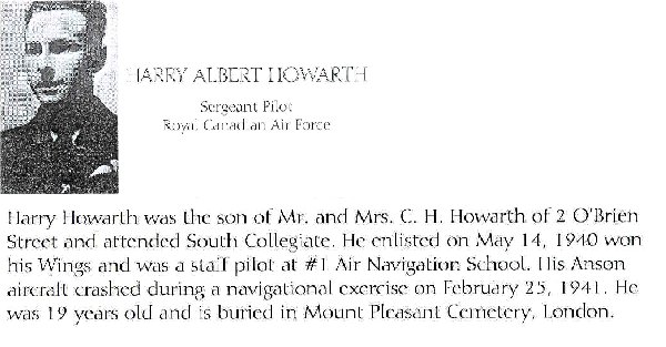 Photo of Harry Howarth