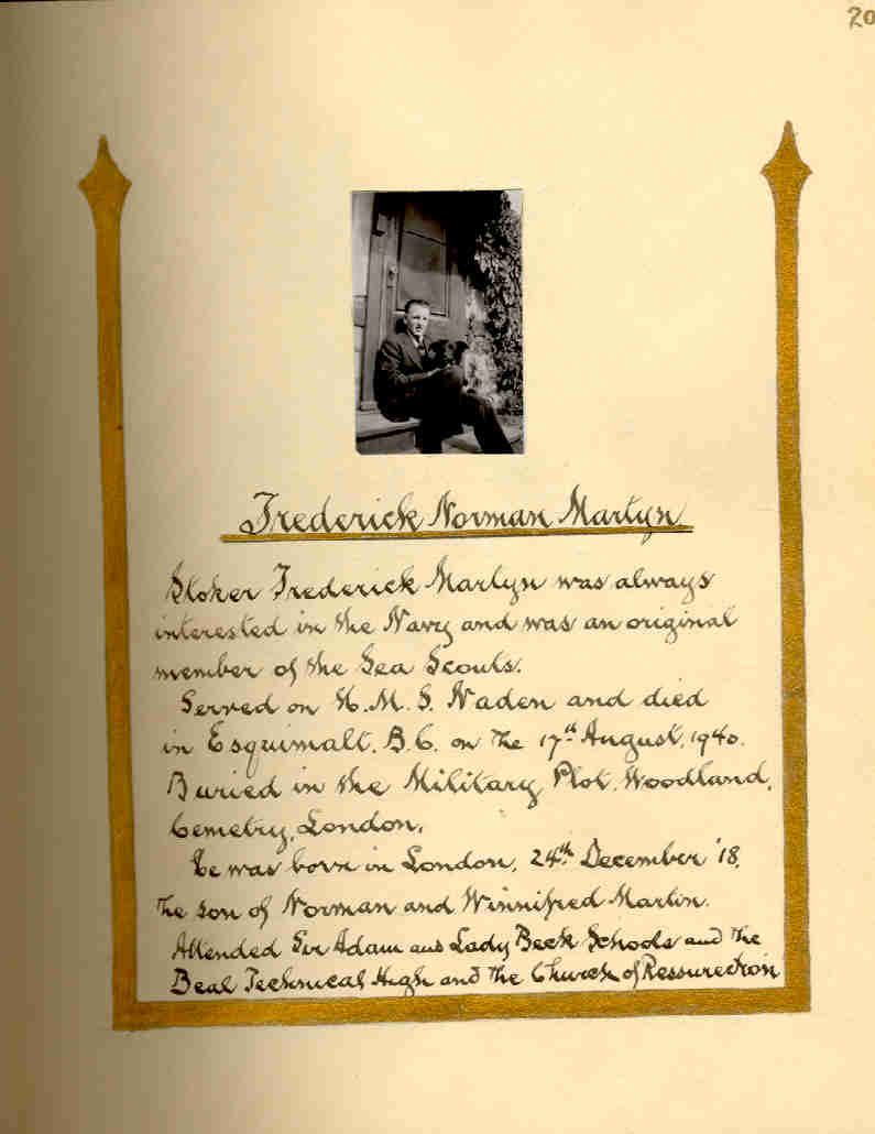 Photo of FREDERICK NORMAN FRANK MARTYN