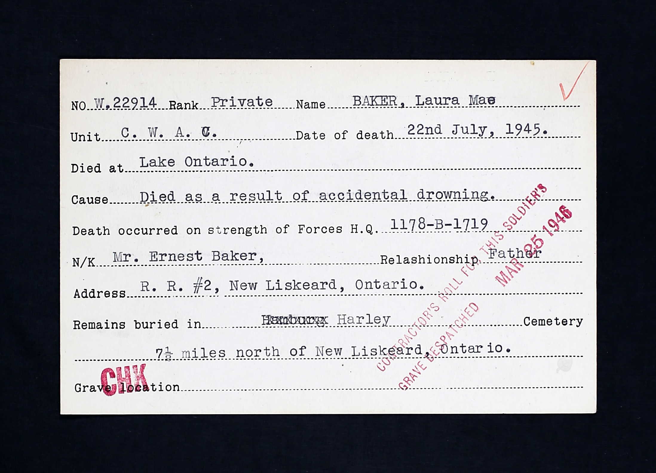 Circumstances of death registers