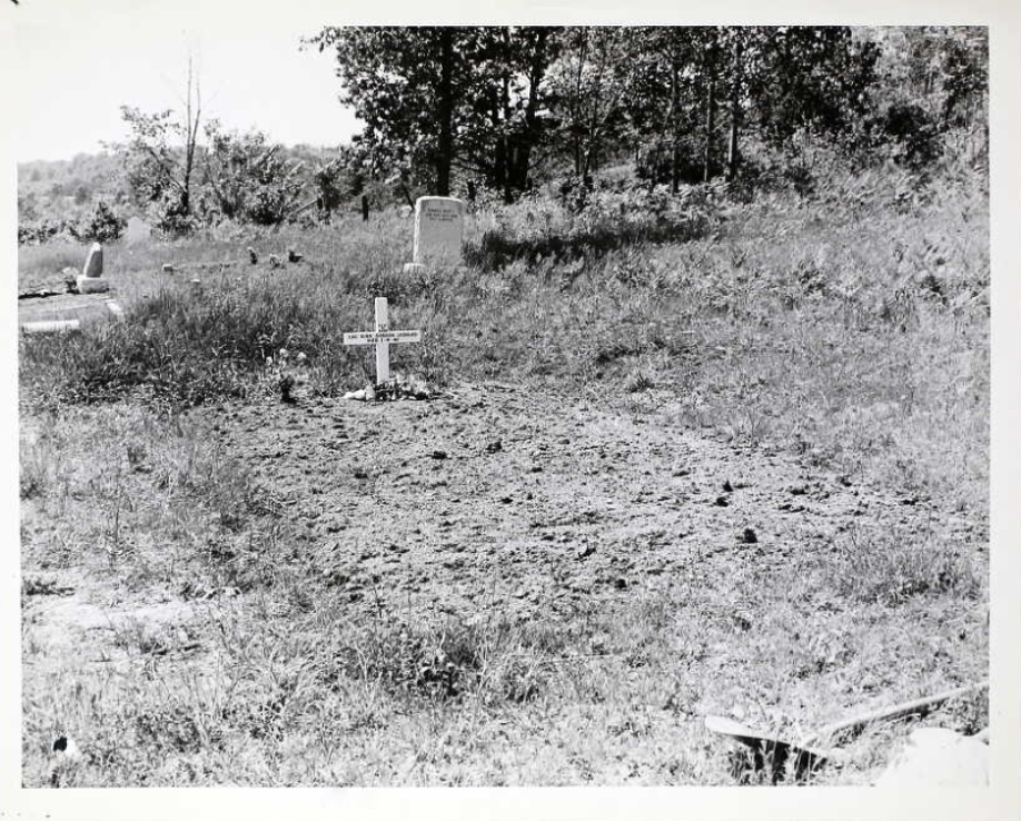 Temporary grave marker