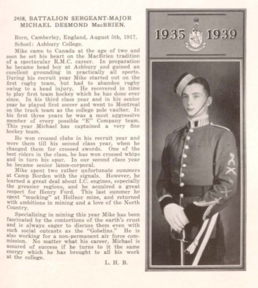 Photo of MICHAEL DESMOND MACBRIEN