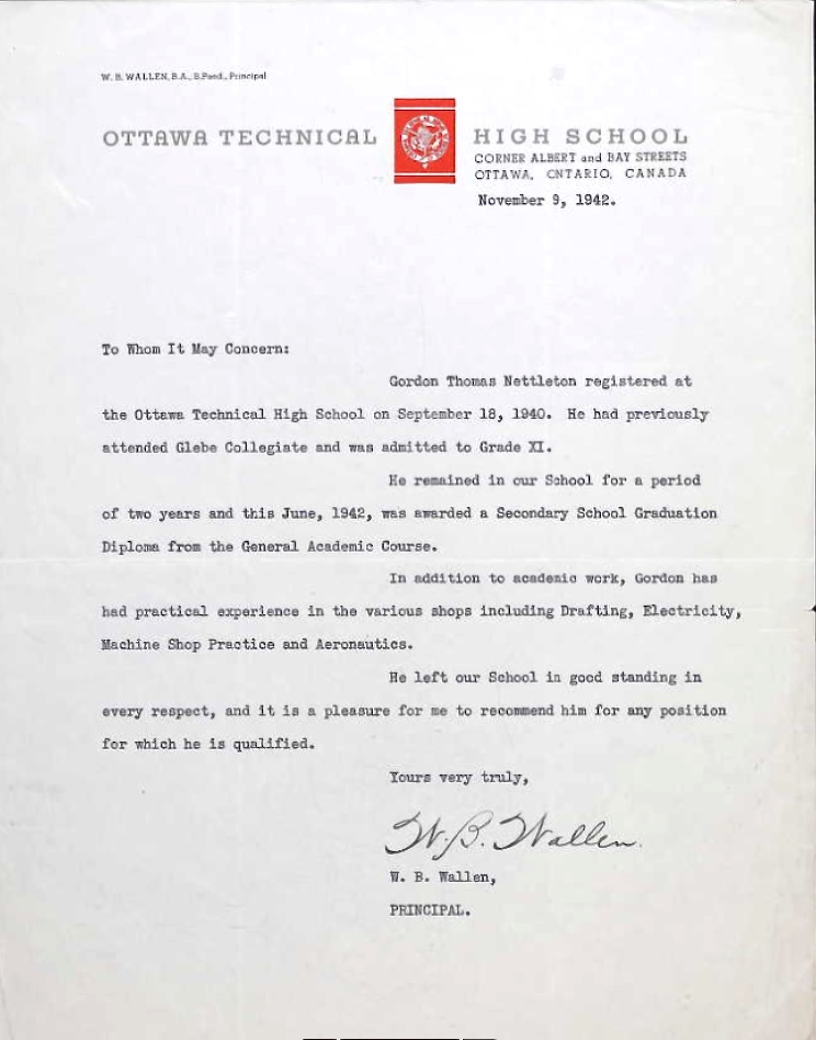 Letter of recommendation