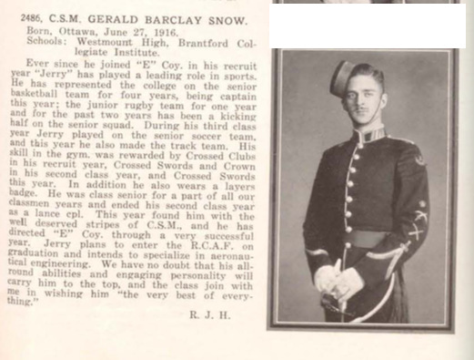 Photo of GERALD BARCLAY SNOW