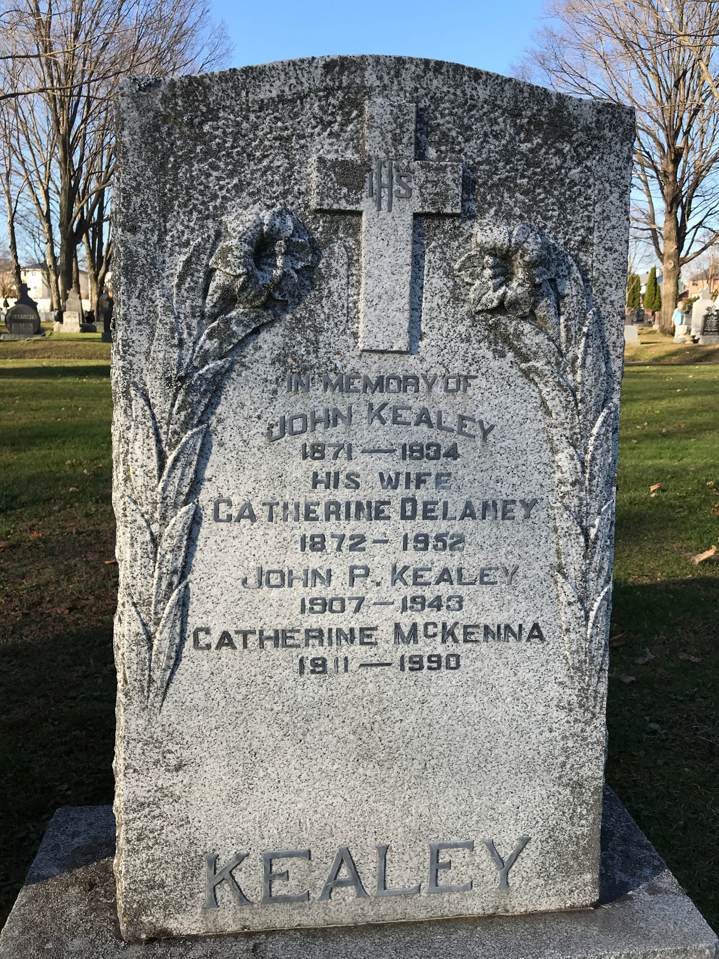 Grave marker