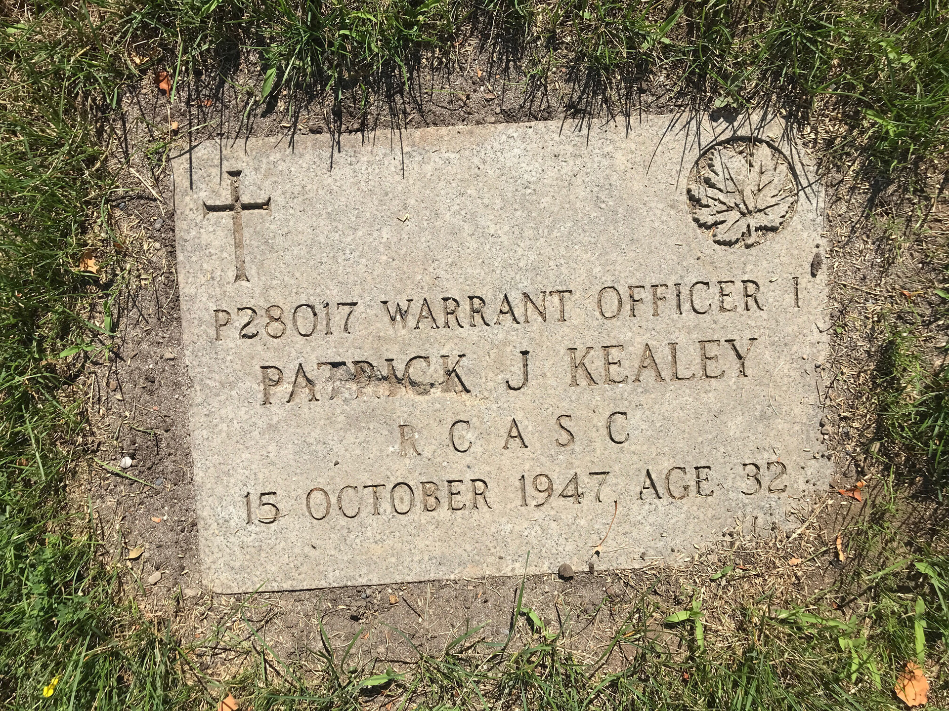 Grave marker