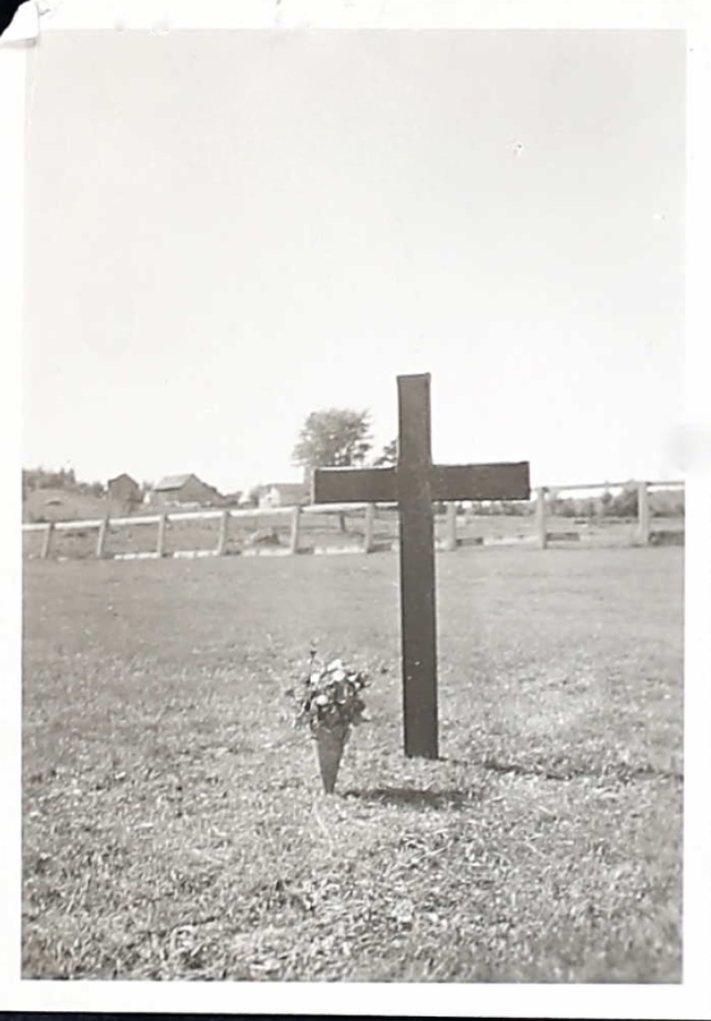 Temporary grave marker