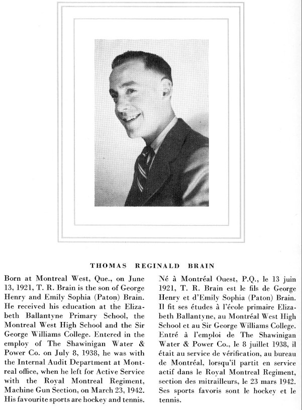 Photo of Thomas Reginald Brain