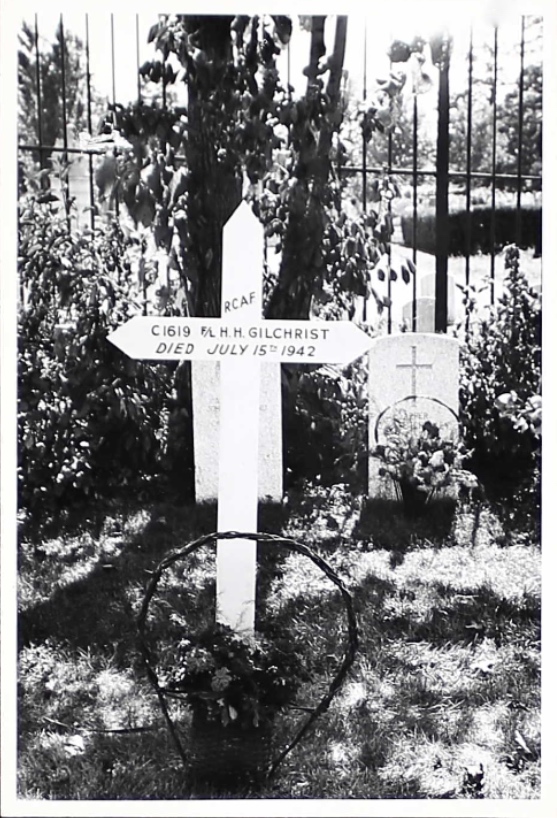 Temporary grave marker