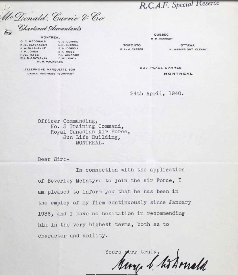 Letter of recommendation