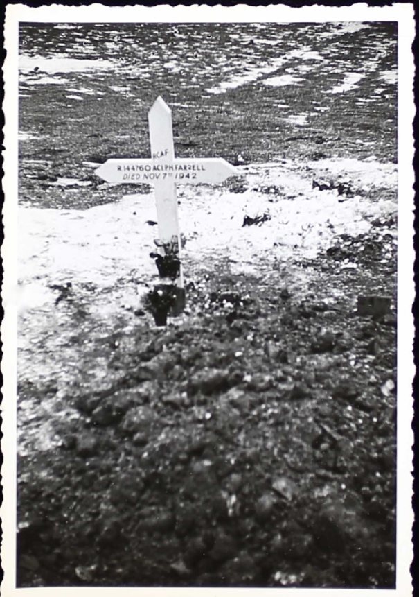 Temporary grave marker