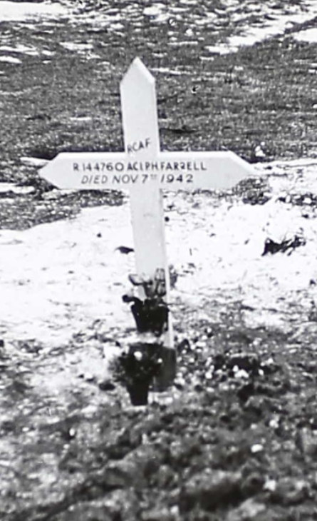 Temporary grave marker