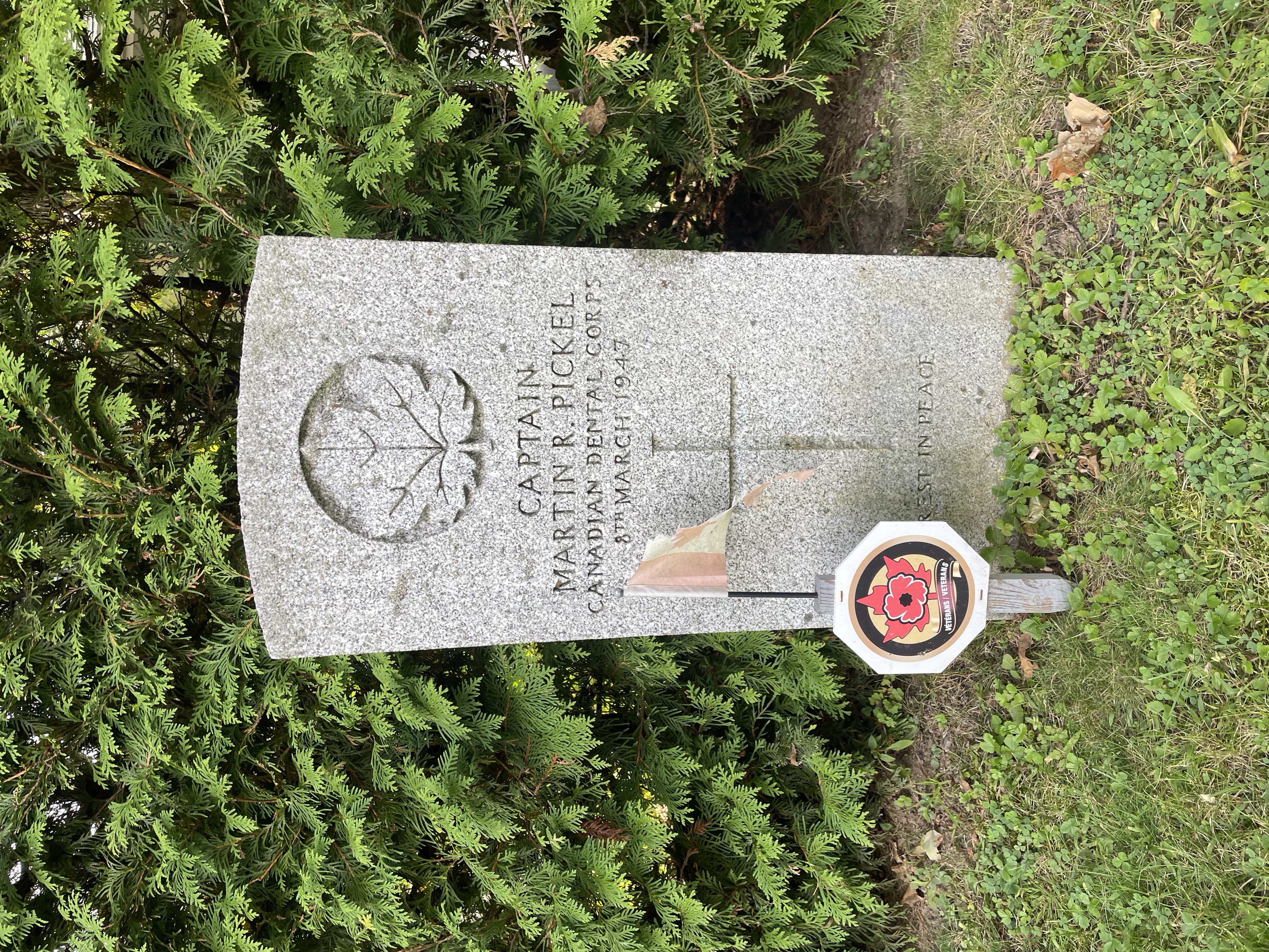 Grave marker