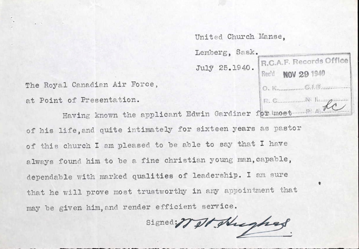 Letter of recommendation